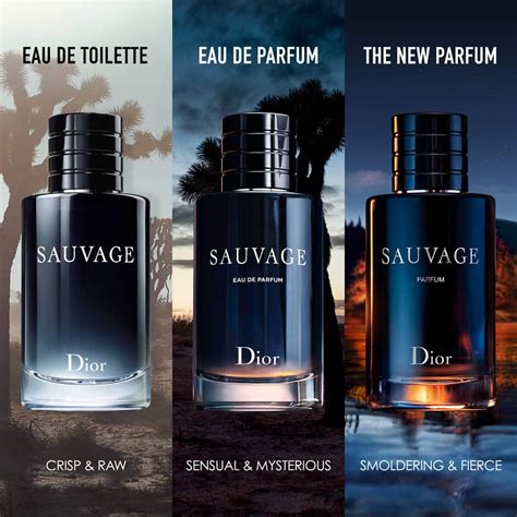 types of dior sauvage